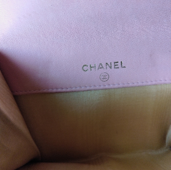 Chanel Caviar Trifold Big CC Logo Wallet Clutch - Picture 9 of 11